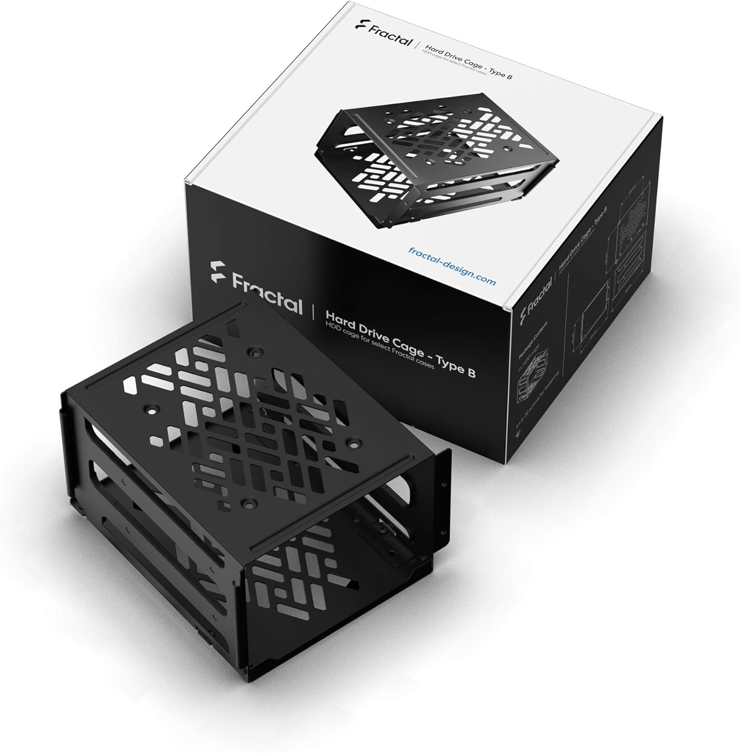 Fractal Design Hard Drive Cage kit - Type B, Black. For Define 7 Series and Meshify 2 Series