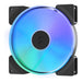 Fractal Design Prisma AL-18 PWM 180 mm Addressable RGB LED LLS Bearing Computer Case Fan