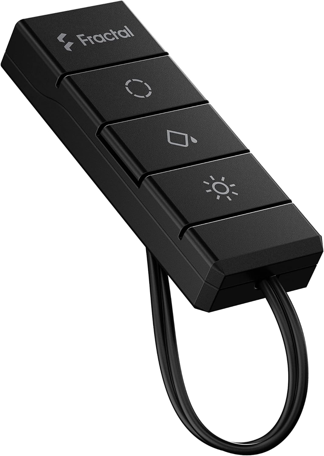 Fractal Design Adjust 2 Manual ARGB Controller for All Standard 5V ARGB LED Fans Strips and Devices Chaining Y-Cable Adapter Included, FD-A-ADJ2-001