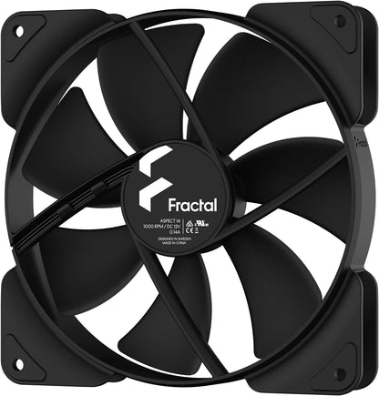 Fractal Design Aspect 14 Black 140 mm 1000 RPM Computer Fan