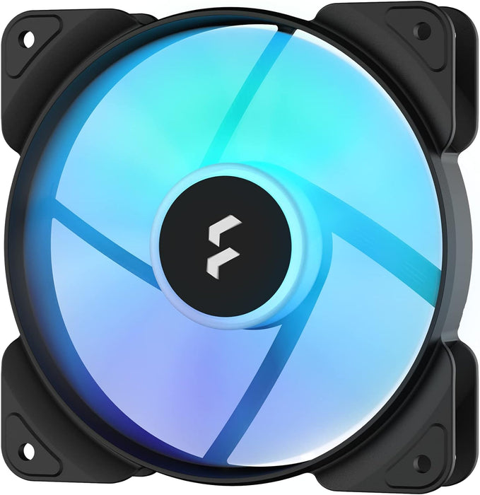 Fractal Design Aspect 12 RGB 120 mm PWM Wide 500-2000 RPM Range Black Frame 3-pack Computer Fan