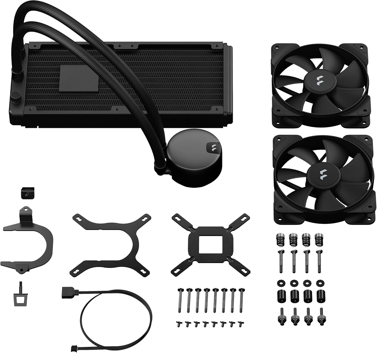 Fractal Design Lumen S24 Aspect 12 PWM x2 AIO CPU Liquid/Water Cooler