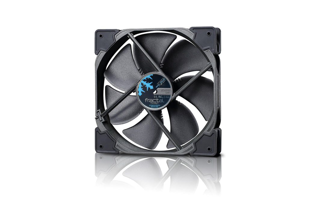 Fractal Design Venturi HP-14 PWM Computer case Fan - Computer Kühlkomponenten (Computergehäuse, Ventilator, Schwarz, Grau) Black HP 140mm