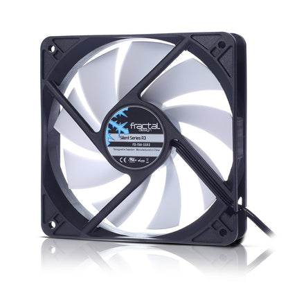 Fractal Design Silent Series R3 40mm FD-FAN-SSR3-40-WT, white White 40mm Single