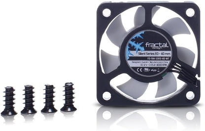 Fractal Design Silent Series R3 40mm FD-FAN-SSR3-40-WT, white White 40mm Single