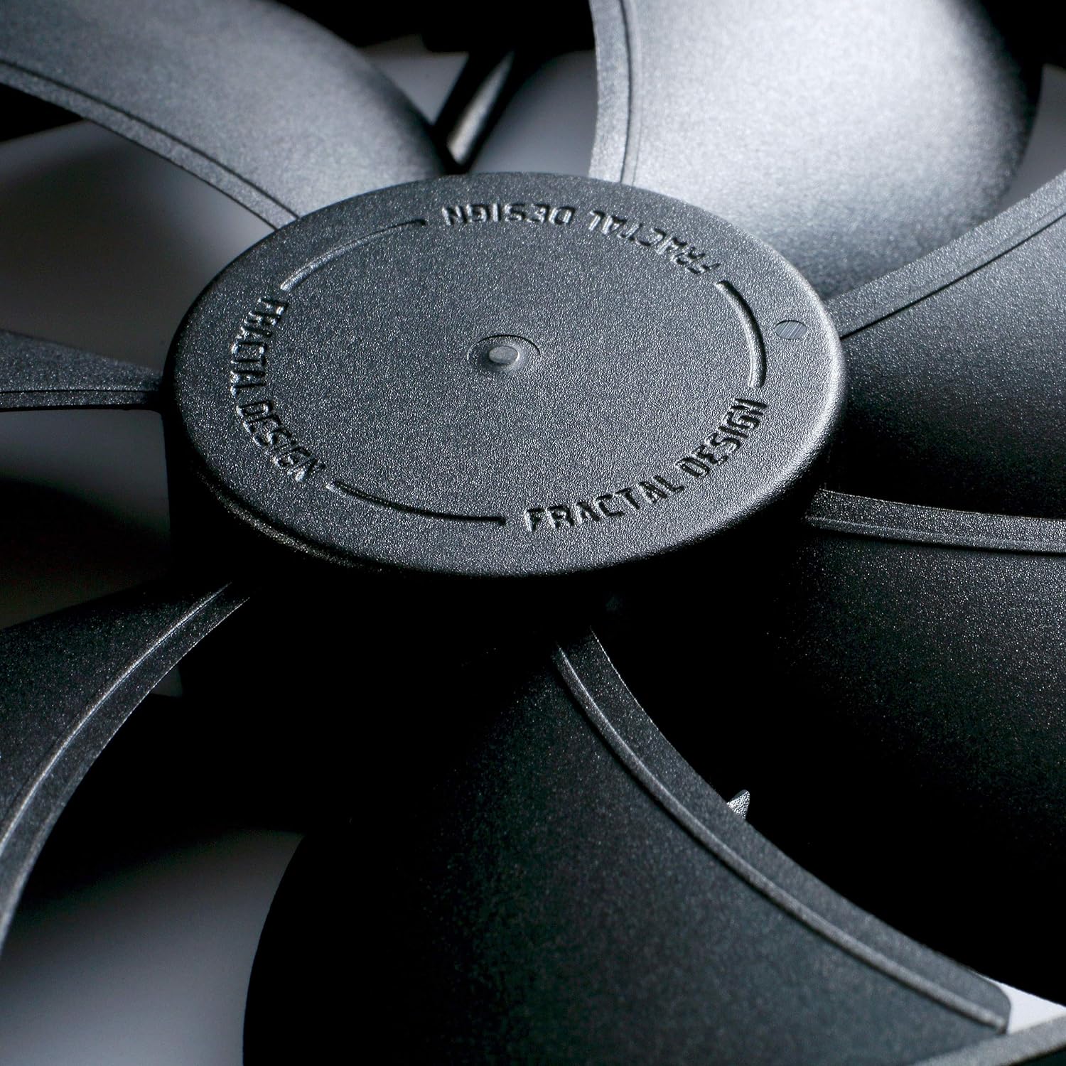Fractal Design Dynamic X2 GP-14 Computer Fan - Silent Fan - High Airflow – 140x140x25 mm – 1000RPM – FDB-Bearings – Trip Wire - Aerodynamically shaped struts – 12v - Black Edition (Single) Black 140mm