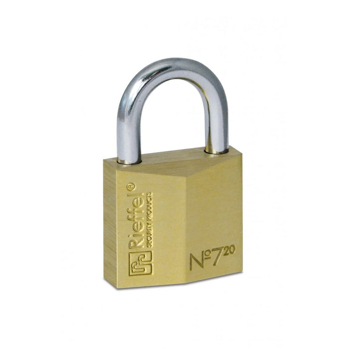 Rieffel Messing-Vorhangeschloss ver. schliessend G