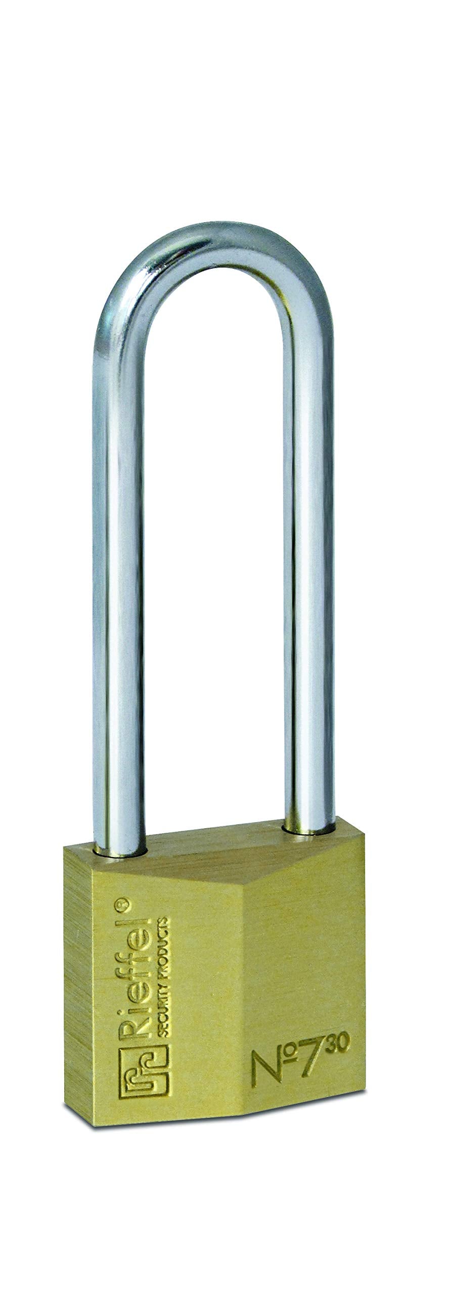 Rieffel Messing-Vorhangeschloss ver. schliessend G