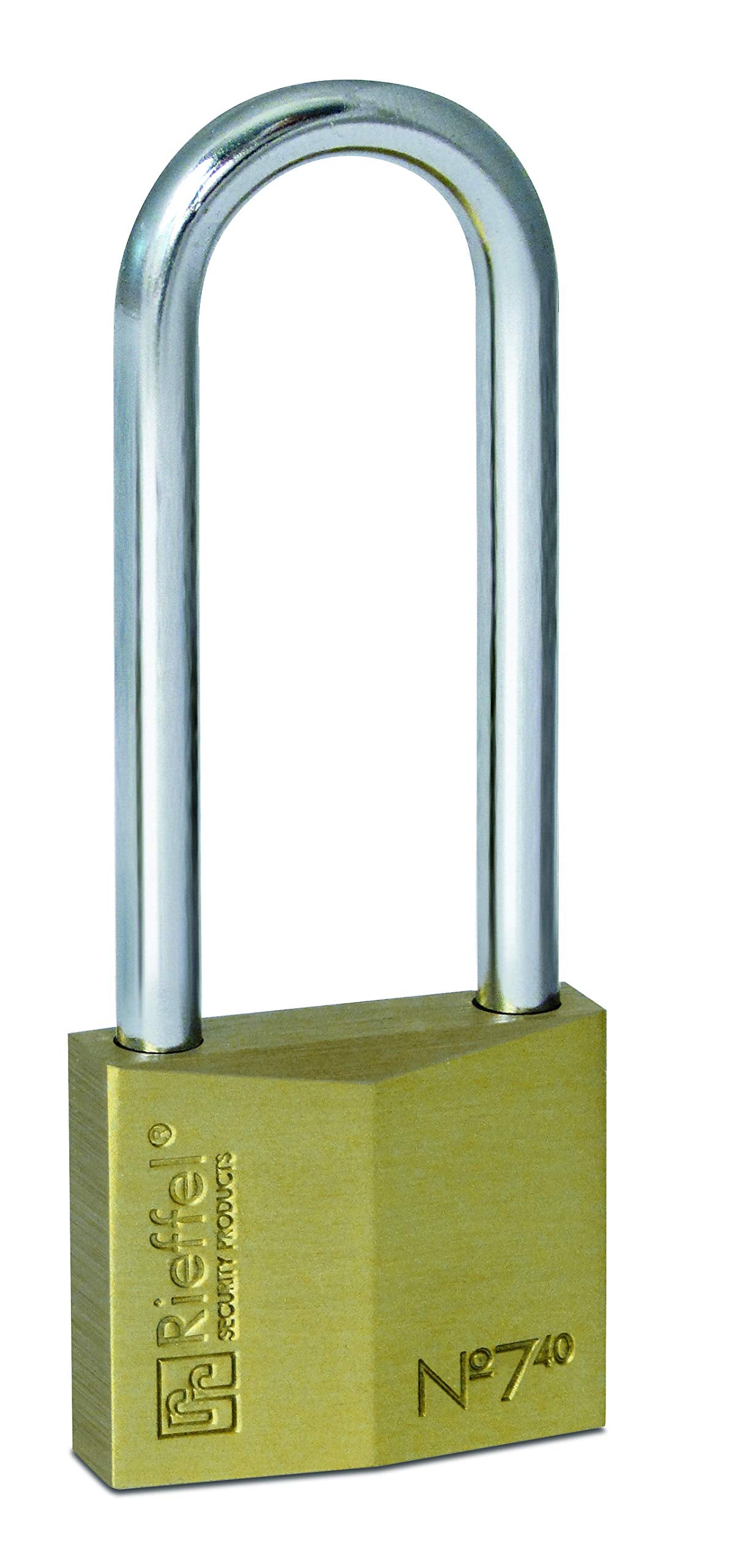 Rieffel Messing-Vorhangeschloss ver. schliessend G