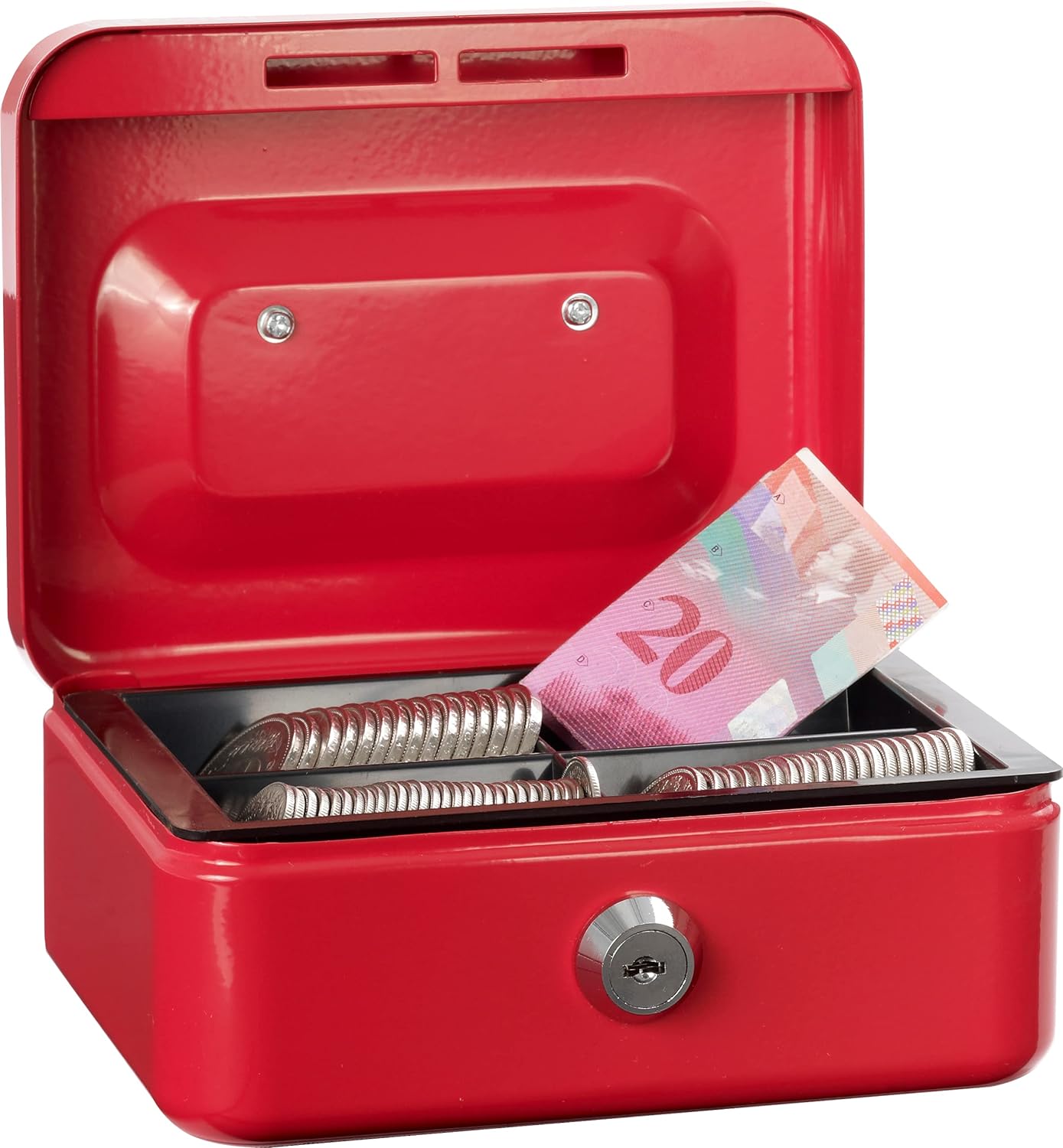 Rieffel Switzerland Rot VT-GK 1 Red Cash Boxes