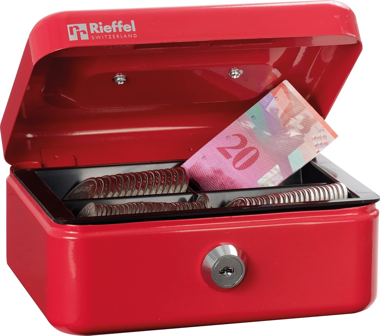 Rieffel Switzerland Rot VT-GK 1 Red Cash Boxes
