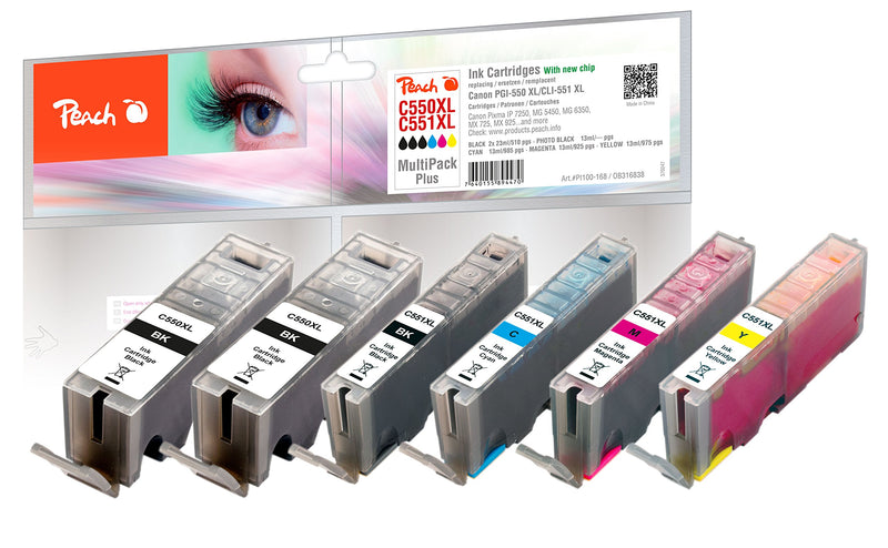 Peach Patrone Canon PGI-550XL MultiPackP