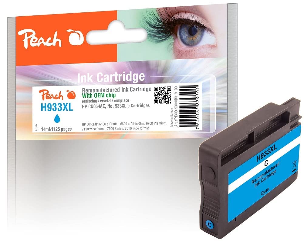 Peach Patrone HP Nr.933XL CN054AE cyan