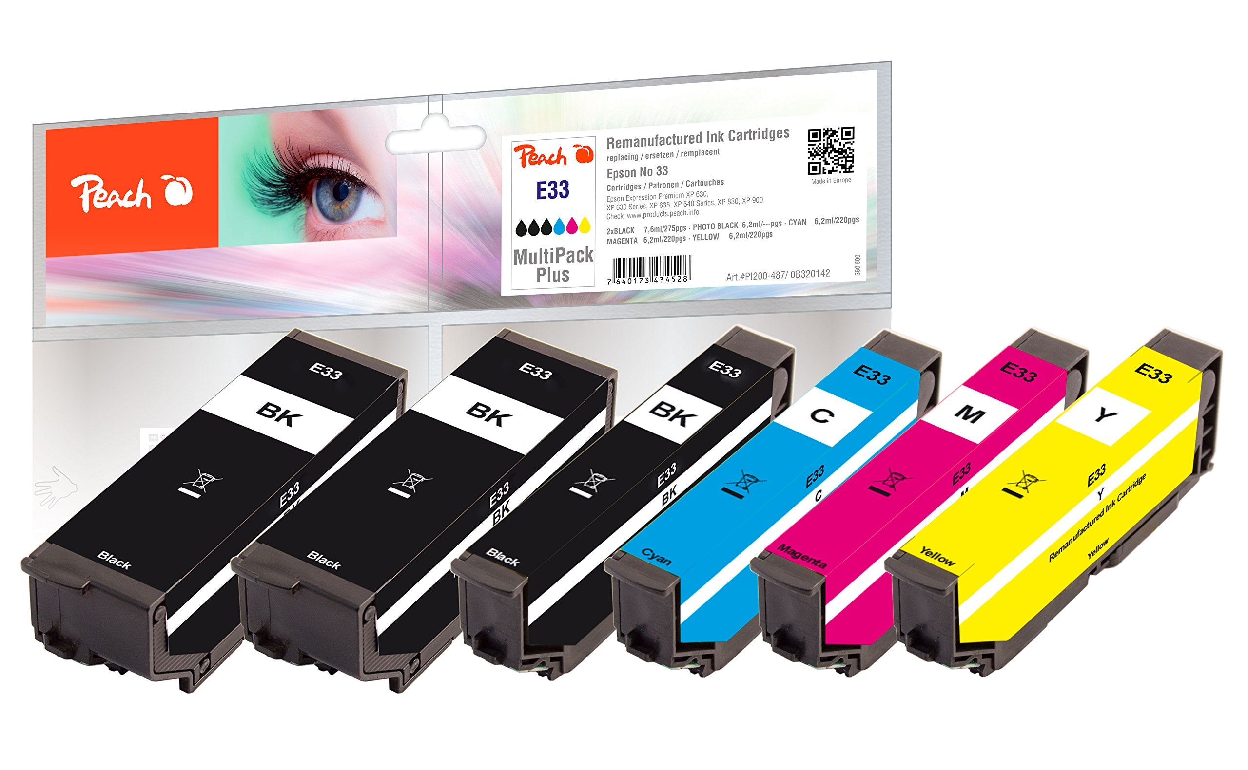 Peach Patrone Epson Nr.33 MultiPackPlus