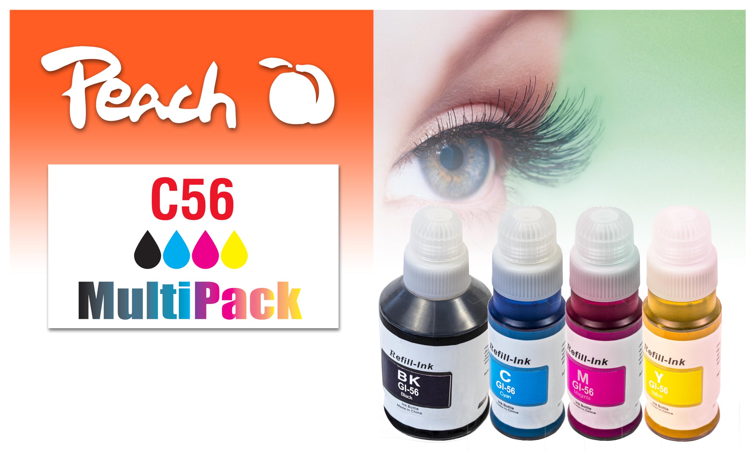Peach Patrone Canon GI-56 MultiPack remanufactured