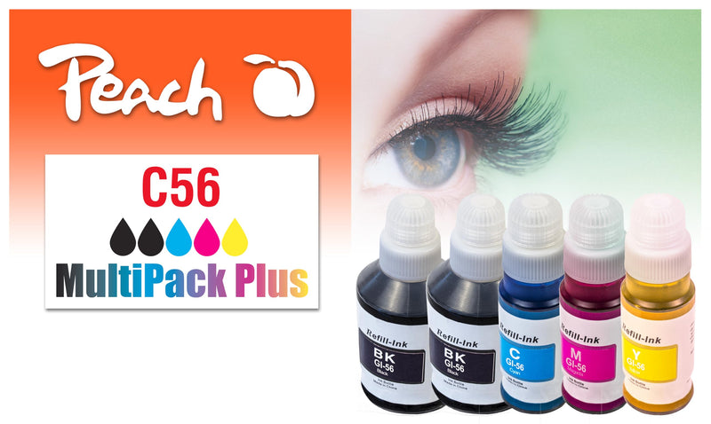 Peach Patrone Canon GI-56 MultiPack Plus remanufac