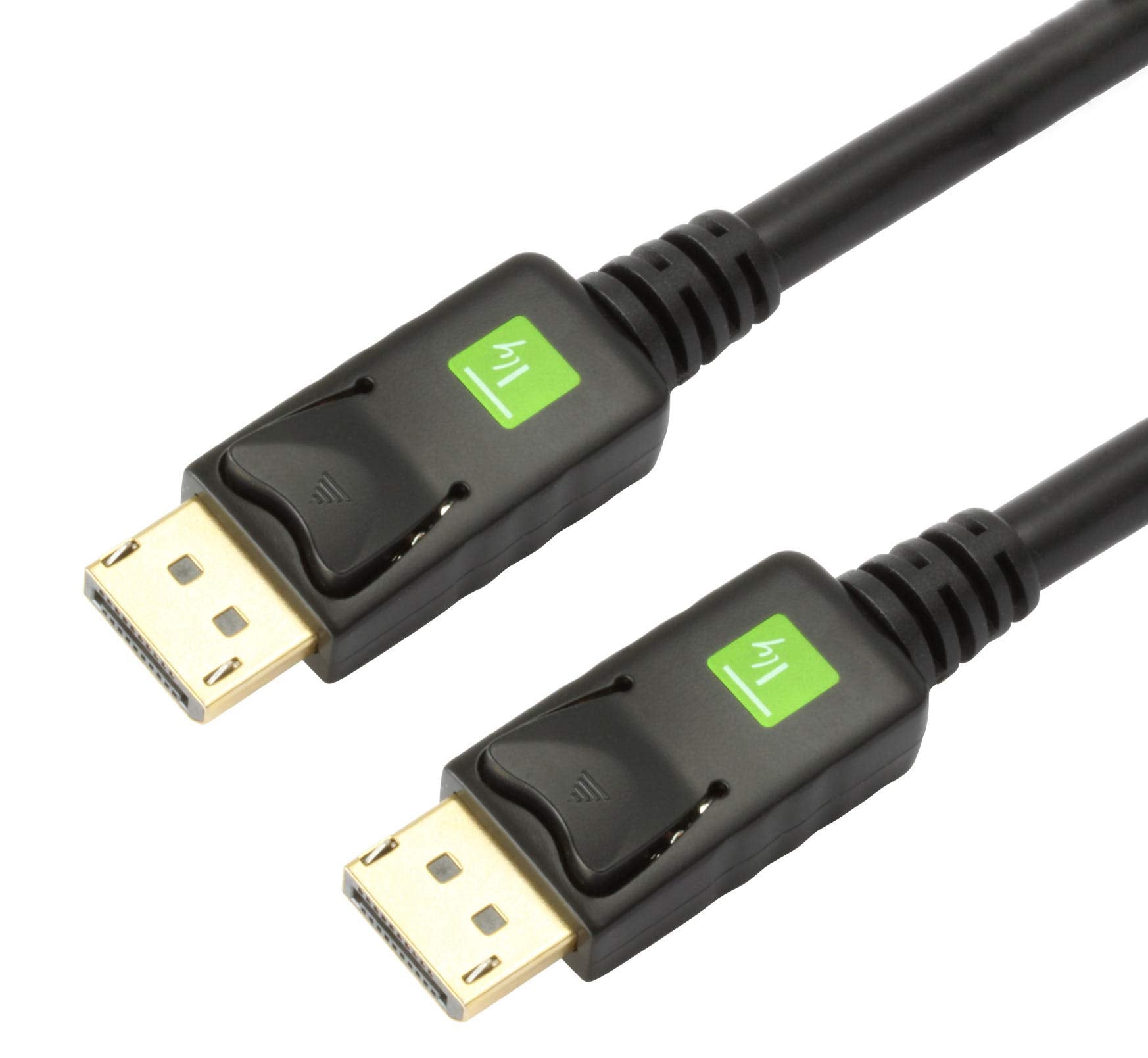 Techly DisplayPort 1.2, Audio/Video Kabel, schwarz