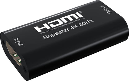 TECHLY 100501 HDMI 2.0 signal repeater 4K YUV 4:4:4 40 m Black