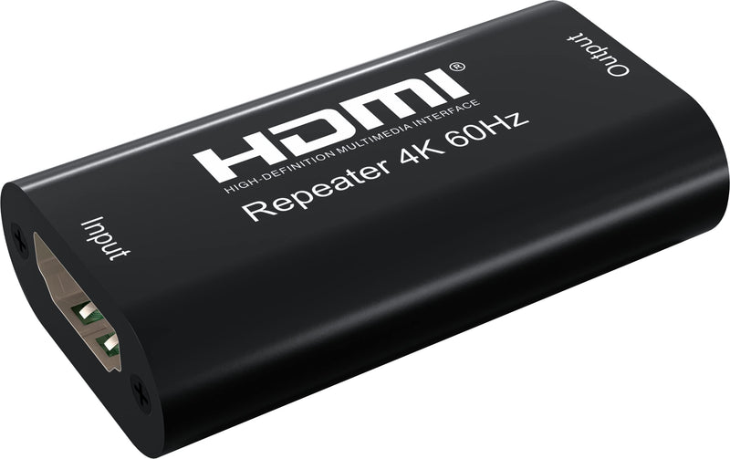 TECHLY 100501 HDMI 2.0 signal repeater 4K YUV 4:4:4 40 m Black