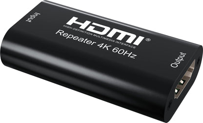 TECHLY 100501 HDMI 2.0 signal repeater 4K YUV 4:4:4 40 m Black