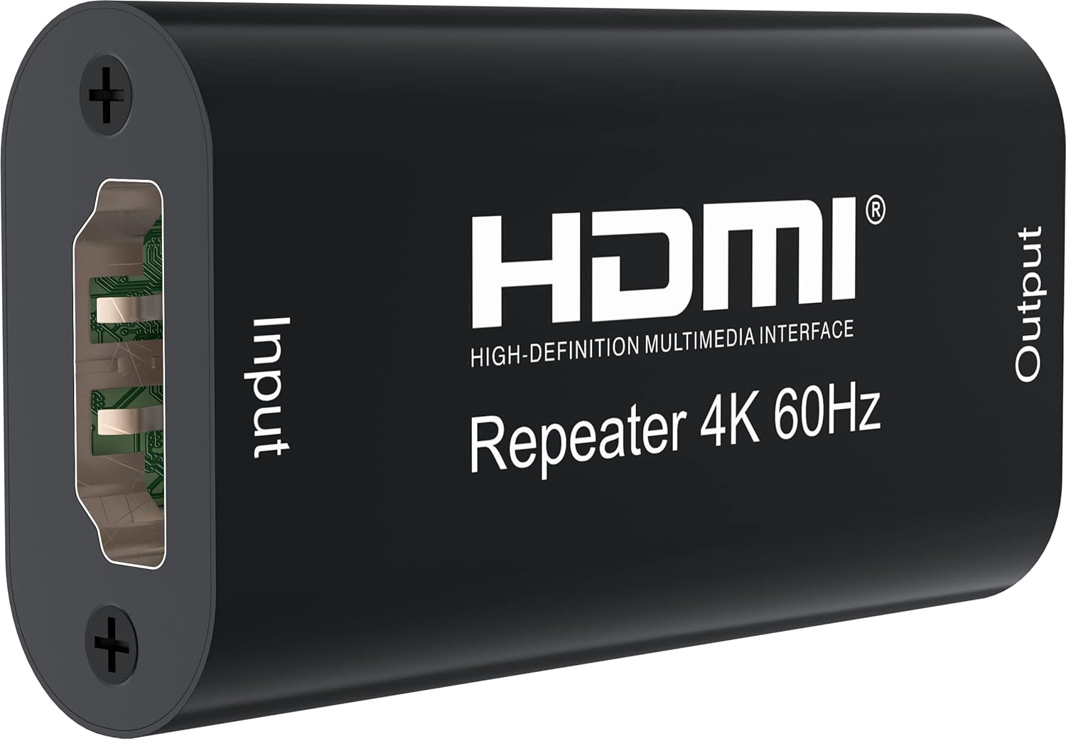 TECHLY 100501 HDMI 2.0 signal repeater 4K YUV 4:4:4 40 m Black