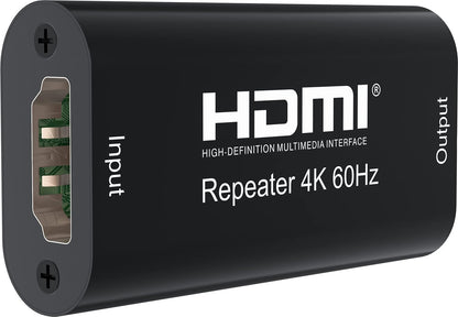 TECHLY 100501 HDMI 2.0 signal repeater 4K YUV 4:4:4 40 m Black
