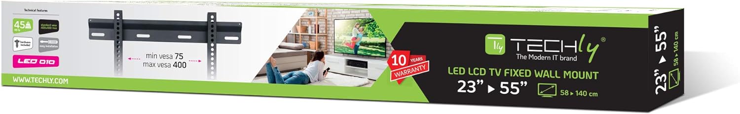 Techly Wandhalterung Ultra Slim fur LCD/LED TV 23-
