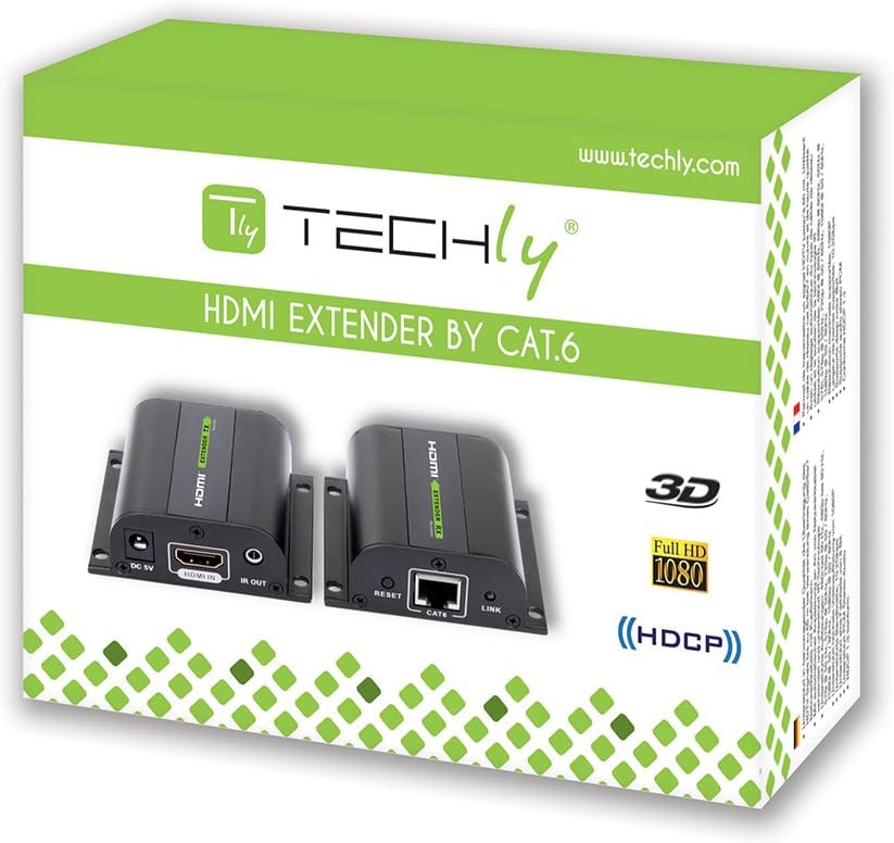 `Techly HDMI Extender mit IR, 60m`