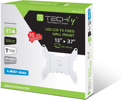 Techly Wandhalterung fur LCD TV LED 13-37 weiB