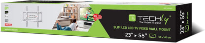 Techly Wandhalterung LCD TV LED 23-55 Slim fixed