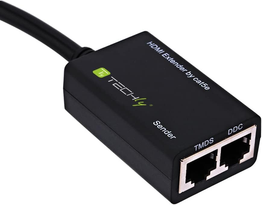 Techly IDATA ext-e30d Video-Splitter – Video-Splitter (HDMI, 1920 x 1080 (HD 1080), 1920 x 1080 Pixel, CAT5e, CAT6, 0 – 70 °C,-10 – 80 °C)