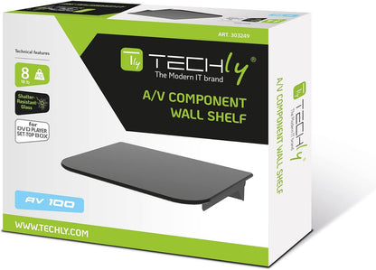 Techly Ablage aus Sicherheitsglas