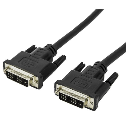 Techly DVI-D Single-Link Kabel St/St schwarz 5m