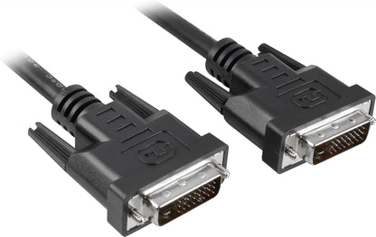 TECHly 10 m DVI-D 10 m DVI-D DVI-D Cable DVI Male – DVI (DVI-D DVI-D Male, 10 m, Black (Black)