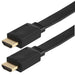 Techly HDMI High Speed Kabel mit Ethernet, Flachkk