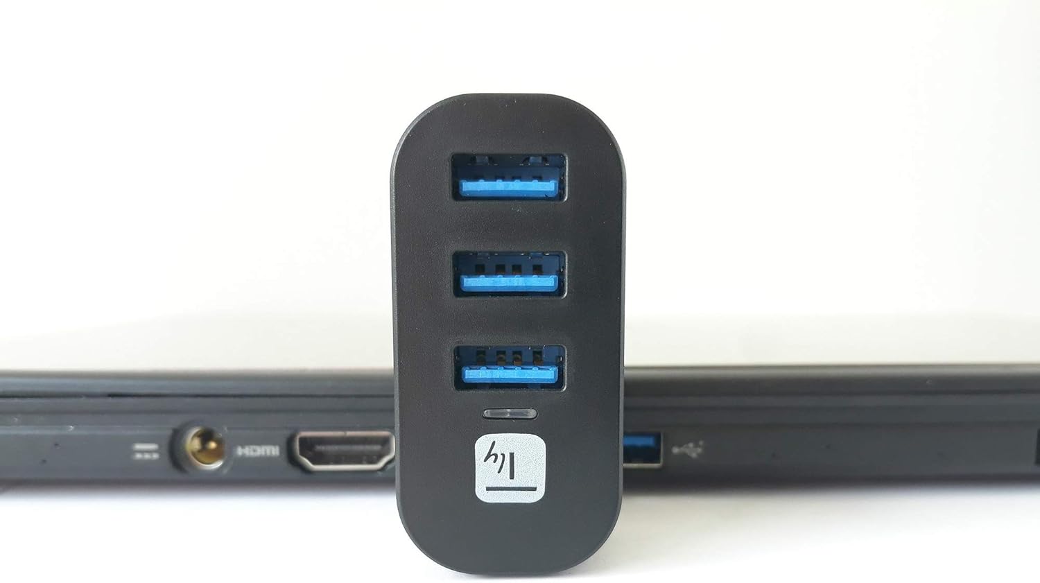 TECHLY 361766 Mini 3-Port Rotary Hub USB 3.0 Black