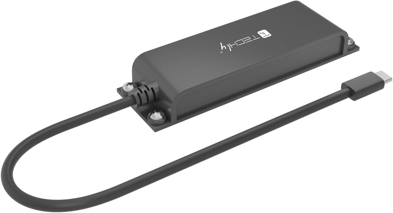 TECHLY 367287 5-in-1 USB-C™ HDMI Hub with Micro SD/SD Reader Black