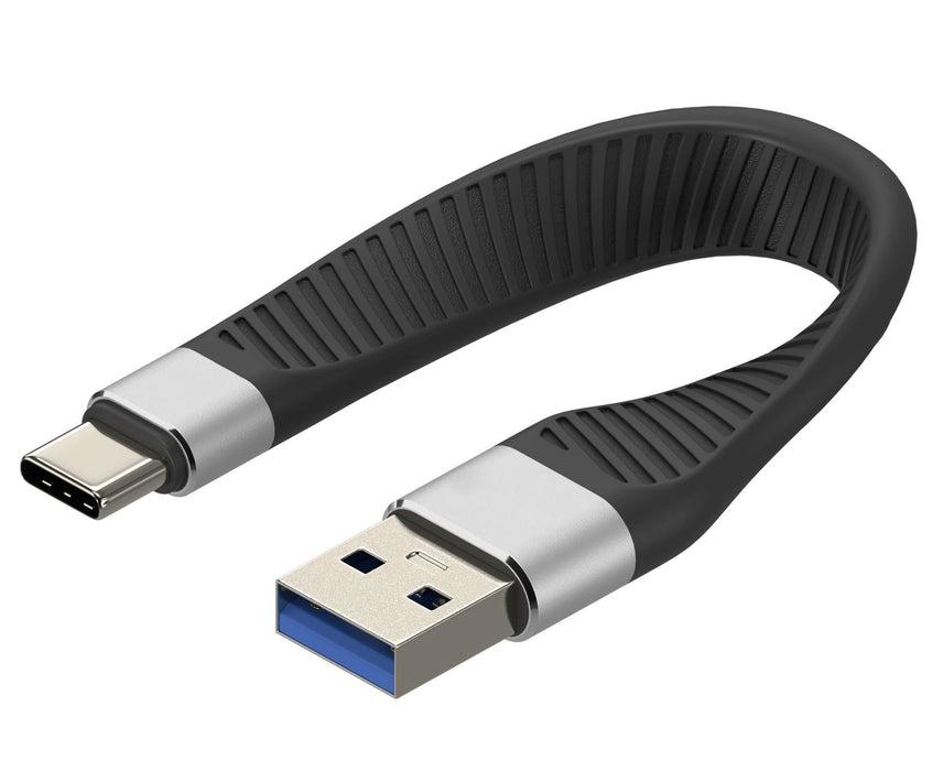 Techly USB-C auf USB-A 3.2 Gen2 flexibles Kabel