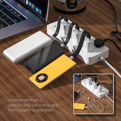 Techly USB-C auf USB-A 3.2 Gen2 flexibles Kabel