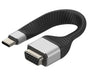 TECHLY 367959 Short Flat Cable USB-C™ Male to VGA Female FPC 12 cm Black