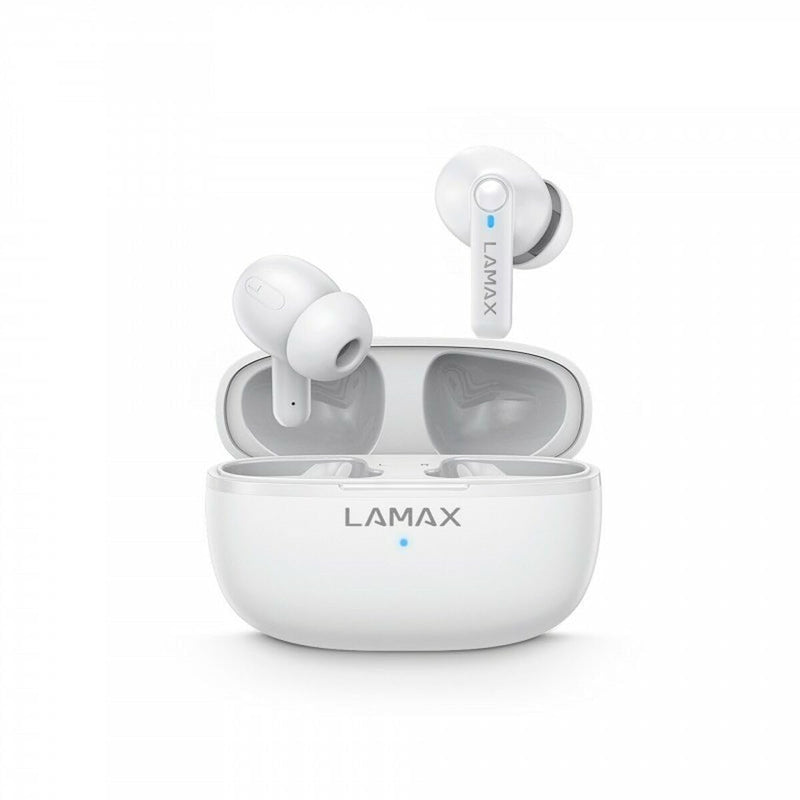 LAMAX In-Ear Clips1 Play white BT 5.3 Akku 35 Std.
