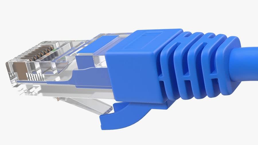INCA Patchkabel ICAT6-01TM RJ45 Cat6 UTP Blau 1.