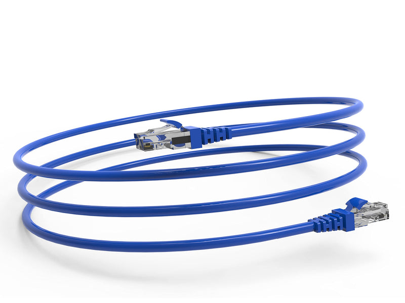 INCA Patchkabel ICAT6-01TM RJ45 Cat6 UTP Blau 1.