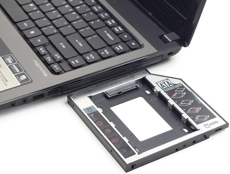 Gembird - Slim Mounting Frame Frame for SATA 2,5" Drive to 5.25" Bay, 12mm, 8716309086912