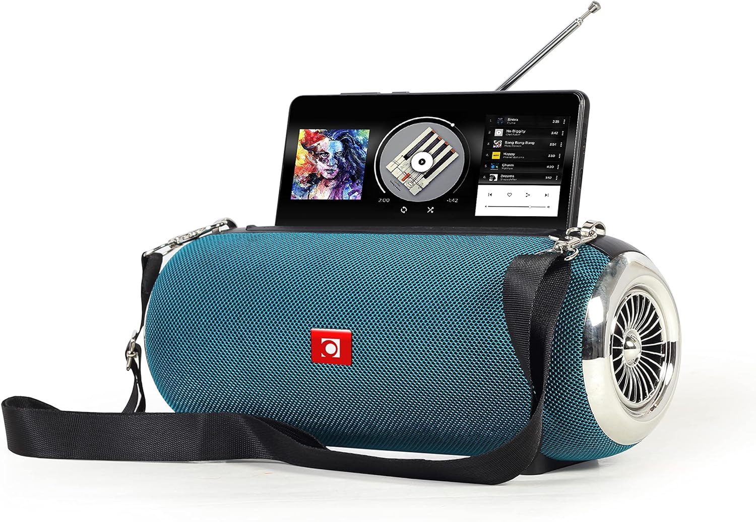 gembird Tragbare Bluetooth-Lautsprecher mit Antenn