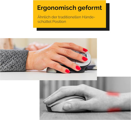 Bakker Elkhuizen BNEGMW GRIP Vertical mouse GripMouse 3 keys/scroll wheel/wireless