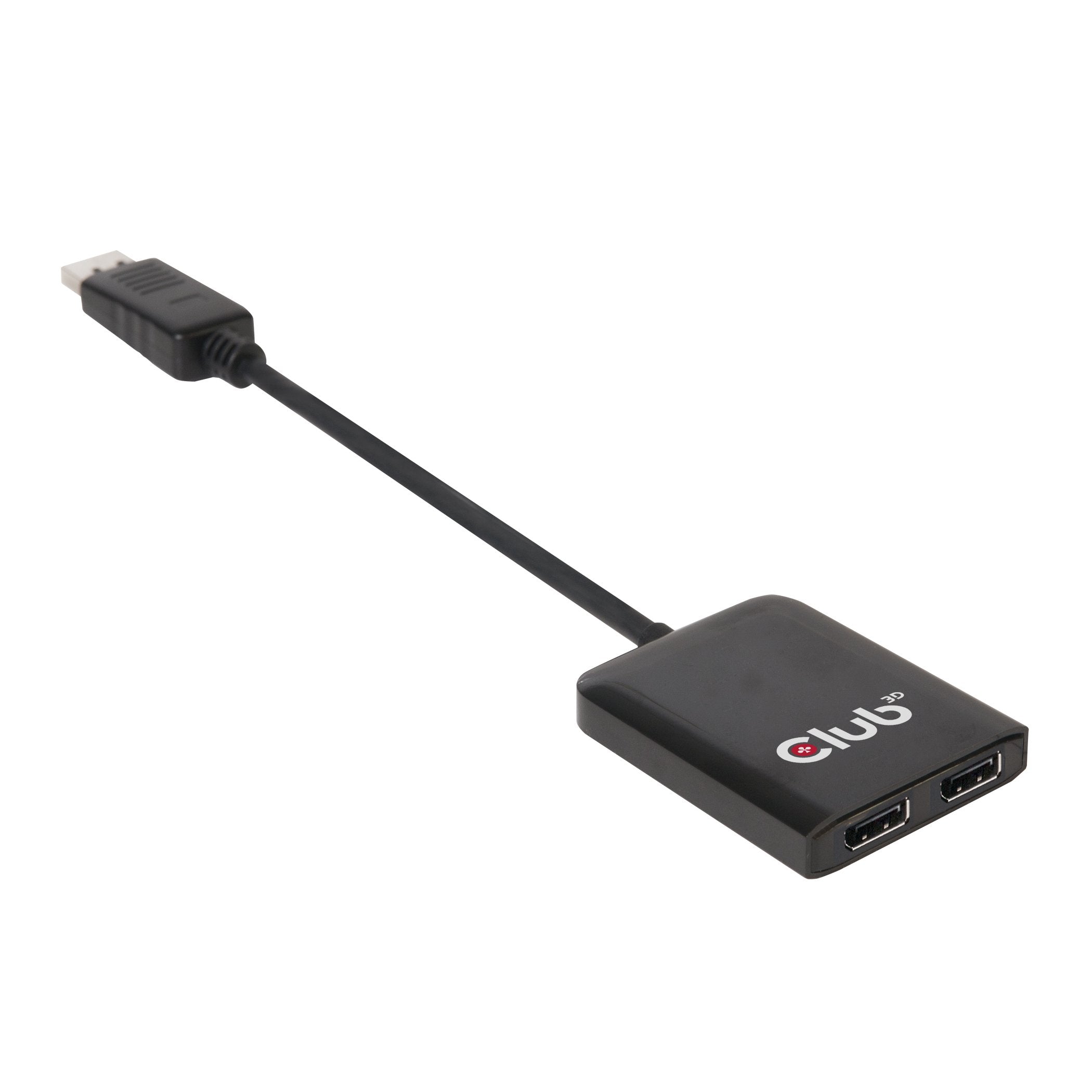 Club 3D SenseVision Multi Stream Transport (MST) Hub CSV-6200 - Video-Verteiler - 2 Anschlüsse,black DisplayPort 1.2