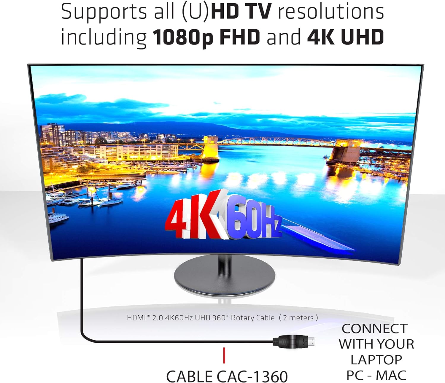 Club 3D Premium High Speed HDMI 2.0 CAC-1360