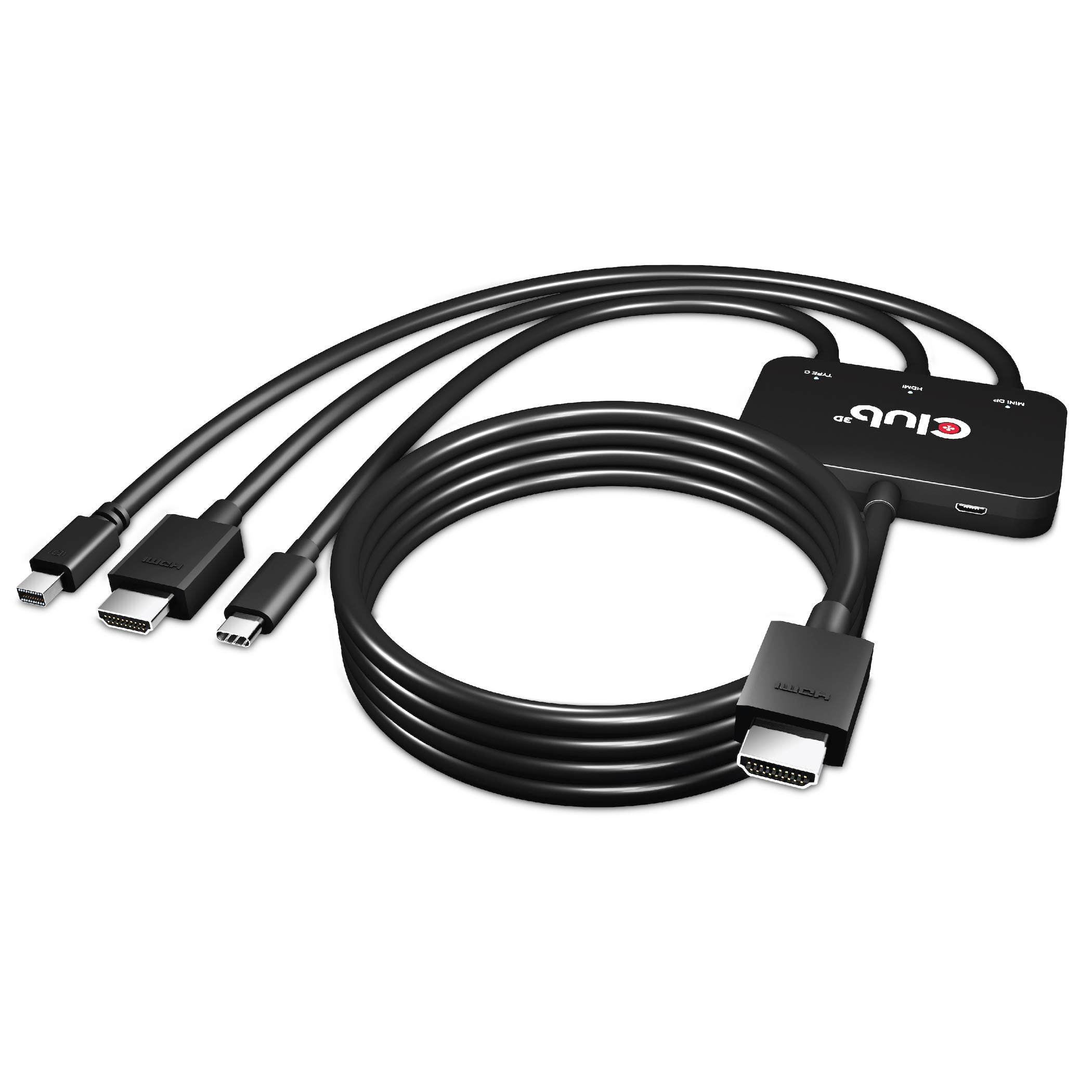 Club3D Adapter USB-C/HDMI/Mini-DP > HDMI aktiv S