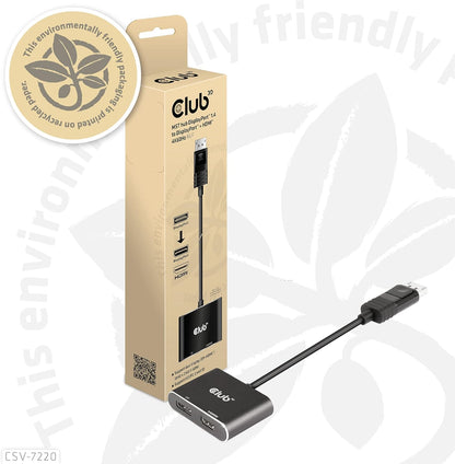 Club 3D MST Hub DisplayPort™ 1.4 to DisplayPort™ + HDMI™ 4K60Hz St./B CSV-7220